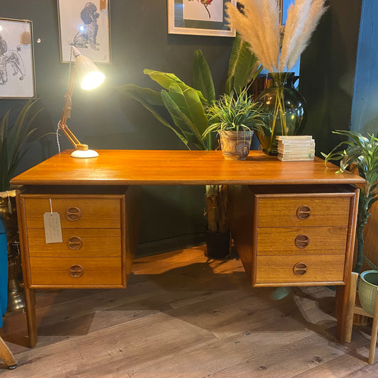 Danish Teak Midcentury desk by Arne Vodder